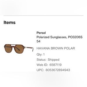 Men’s Persol Sunglasses